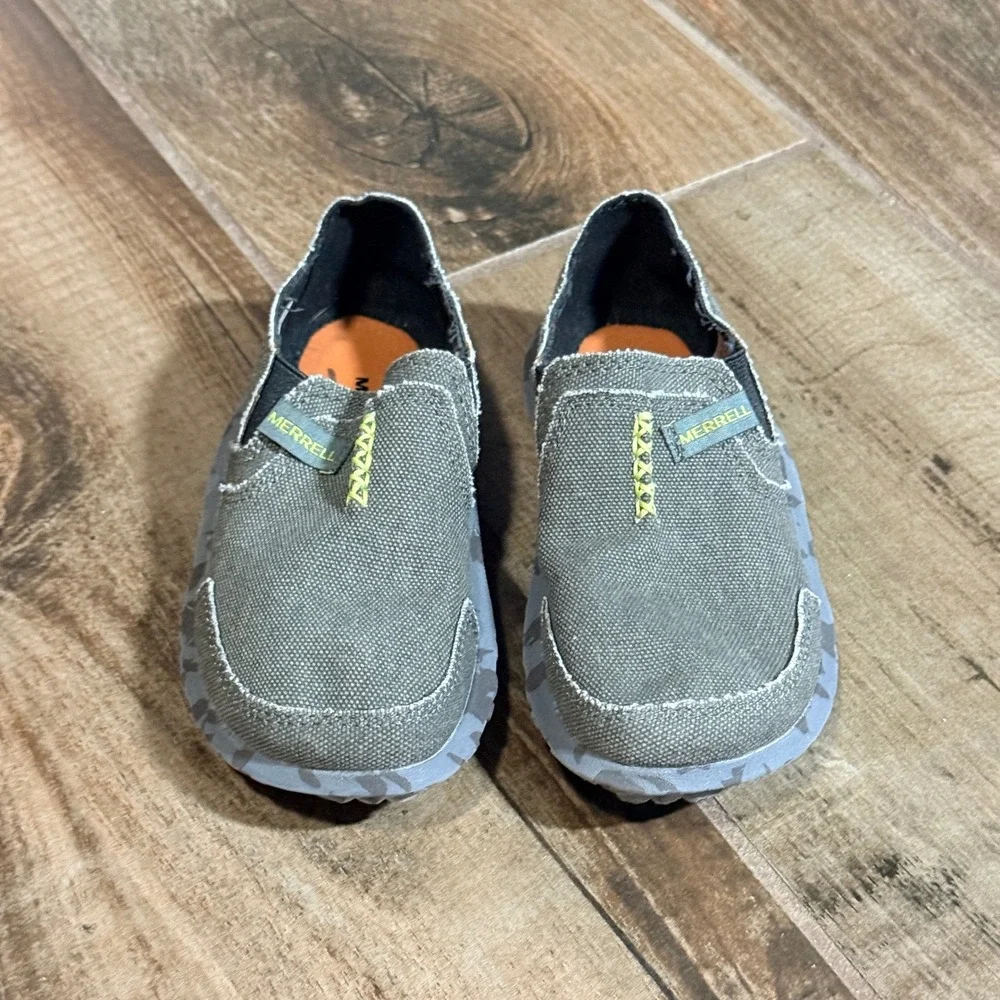 Merrell Kids ML-B Slipper Shoe, Olive Green, 11M